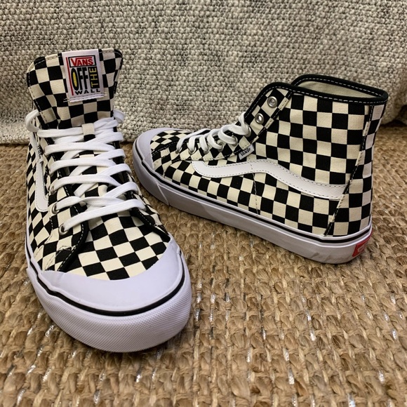 vans black ball sf checkerboard
